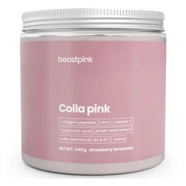 BEASTPINK Colla Pink príchuť jahodová limonáda 240 g