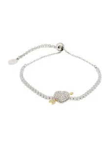 Swarovski Náramok  strieborná / priehľadná