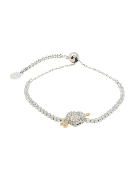 Swarovski Náramok  strieborná / priehľadná