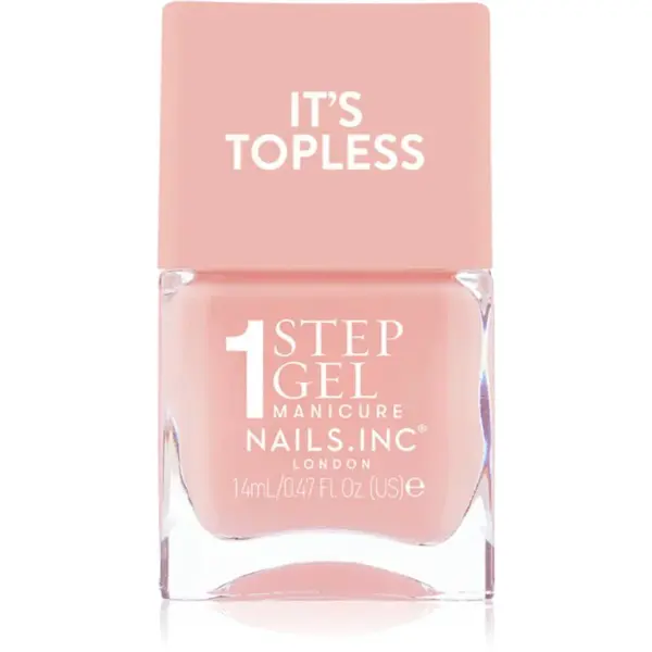 Nails Inc. It’s Topless gelový lak na nehty pro dlouhotrvající efekt odstín Trinny 14 ml