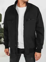 Pánska čierna prechodná bunda Dstreet