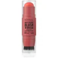 Rimmel Multi-Tasker Blush'N'brush lícenka v tyčinke so štetcom odtieň 250 Coral Dust 8 g
