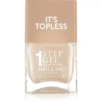 Nails Inc. It’s Topless gélový lak na nechty pre dlhotrvajúci efekt odtieň Demi 14 ml
