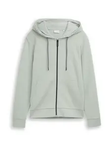 TOM TAILOR Tepláková bunda  kamenná