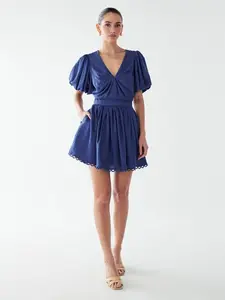 BWLDR Šaty 'Gren'  enciánová