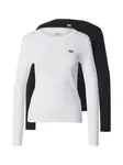 LEVI'S ® Tričko 'Essential Long Sleeve Tee (2-Pack)'  červená / čierna / biela