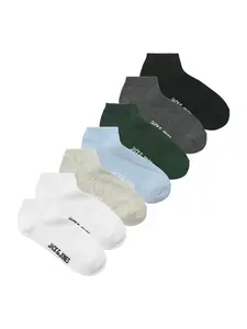 JACK & JONES Ponožky 'JACDELAN'  svetlomodrá / tmavosivá / čierna / biela