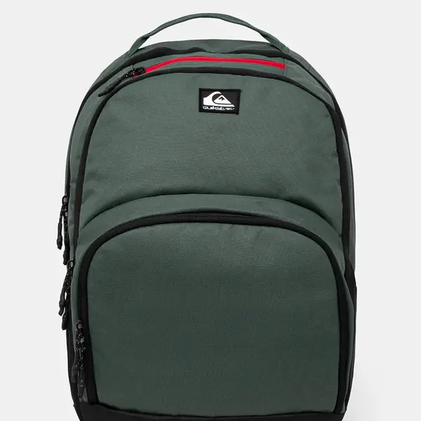Batoh Quiksilver pánský, zelená barva, velký, hladký