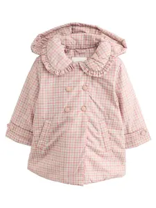 Next Kabát  béžová / pitaya / biela