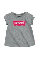 Dětské tričko Levi's šedá barva