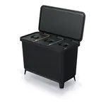 Prosperplast Odpadkový kôš SYSTEMA 3x10l čierny