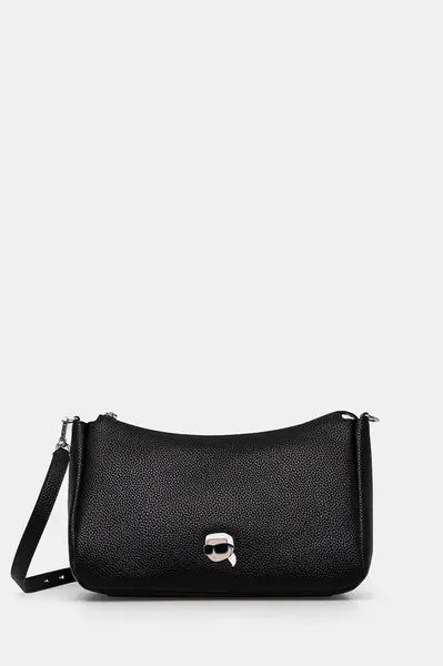 Kabelka Karl Lagerfeld IKON černá barva, A1W30493