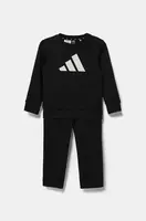 Dětská tepláková souprava adidas černá barva, JC9642