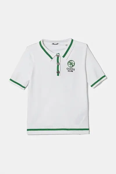 Dětský svetr Guess bílá barva, J5RR00 Z2NQ2