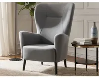 Kreslo Next, šedá látka%