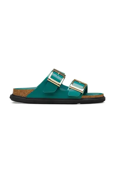 Kožené pantofle Birkenstock Arizona Droplet Buckle