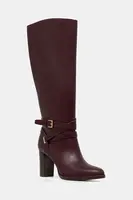 Kožené čižmy Lauren Ralph Lauren Cllns Tl Hl