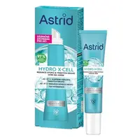 ASTRID Hydro X-Cel Oční gel krém proti otokům a tmavým kruhům 15 ml, Forma výrobku: Gel