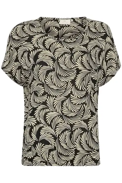 Kaffe Blúzka 'Marta'  čierna / biela