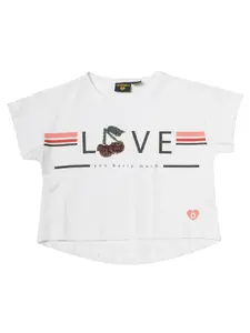 KOROSHI Top  tmavohnedá / čierna / biela