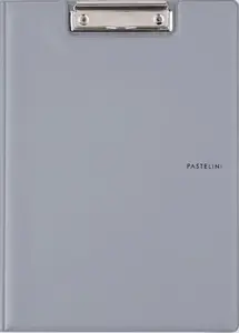 Dvojdeska A4 plast PASTELINI šedá