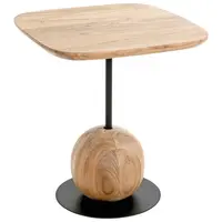 ODKLÁDACÍ STOLEK, akácie, černá, barvy akácie