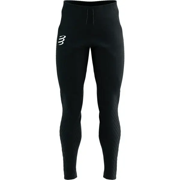 Compressport SEAMLESS PANTS Pánske športové tepláky, čierna, veľkosť