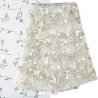 Flower Pattern Embroidery Polyester Trimming