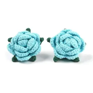 Cotton Knitting Artificial Flower