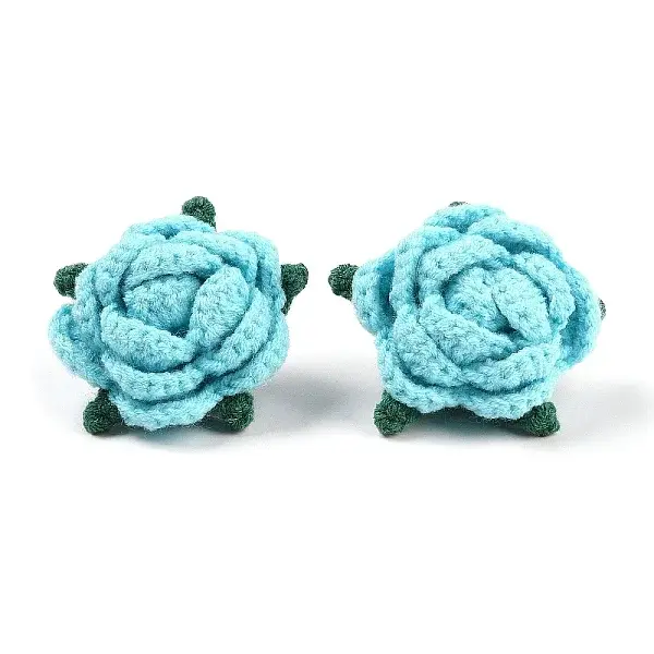 Cotton Knitting Artificial Flower