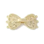 Brass Micro Pave Cubic Zirconia Fold Over Clasps