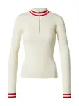 EDITED Sveter 'Alison'  béžová / červená
