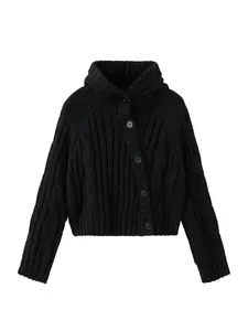 MANGO Kardigán 'Erivo'  čierna