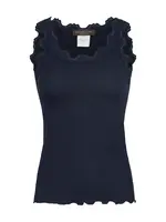 rosemunde Top 'vintage lace'  námornícka modrá