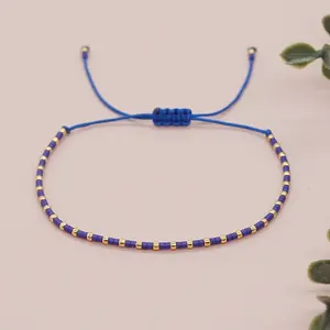 Glass Seed Beads Braided Bead Bracelets