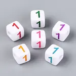 Opaque Acrylic European Large Hole Beads