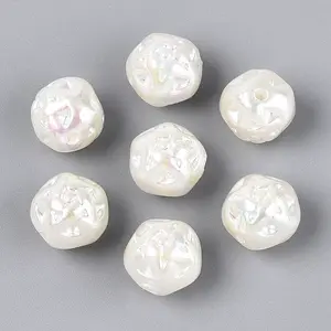 UV Plating Opaque Acrylic Beads