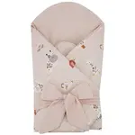 EKO Zavinovačka mušelínová s kokosovou vyjímatelnou vložkou My farm Muselin Powder pink 75