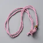 Braided Cotton Thread Cords Macrame Pouch Necklace Making