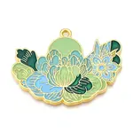 Rack Plating Alloy Enamel Big Pendants