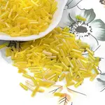 Glass Round Bugle Beads