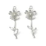 Brass Micro Pave Cubic Zirconia Pendants