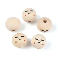 Printed Schima Wood Beads