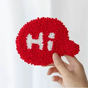 DIY Cotton Cup Mat Punch Needle Kits