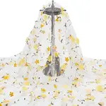 1Pc Flower Pattern Milk Fiber Mesh Fabric
