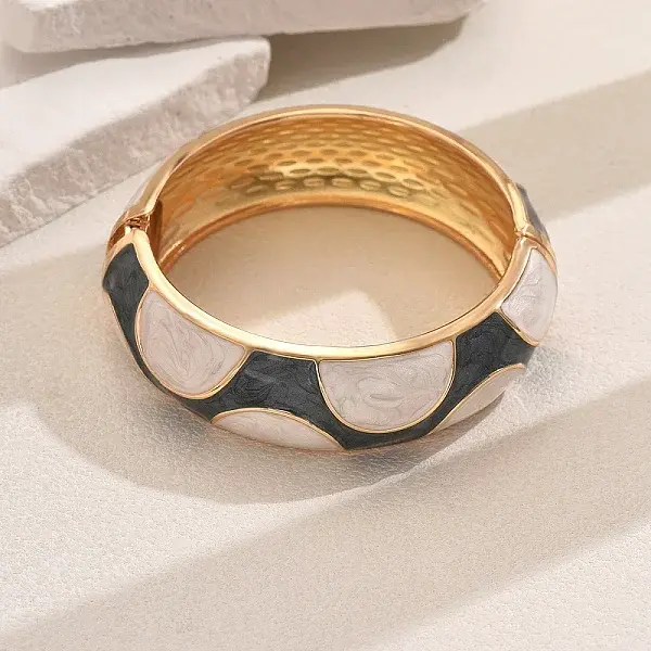 Zinc Alloy Hinged Bangles for Women