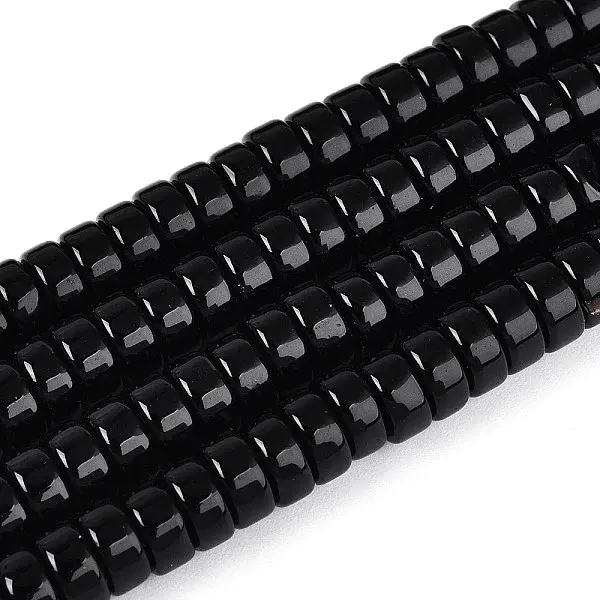 Opaque Solid Color Glass Beads Strands