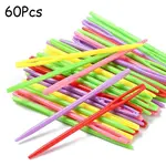 Child Plastic Knit Needles Sewing Knitting Cross Stitch