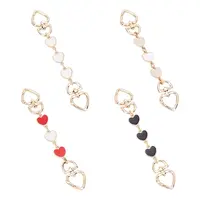 4Pcs 4 Colors Light Gold Zinc Alloy Hanger Clasps