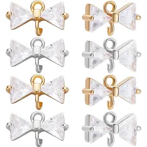 20Pcs 2 Colors Brass Connector Charms